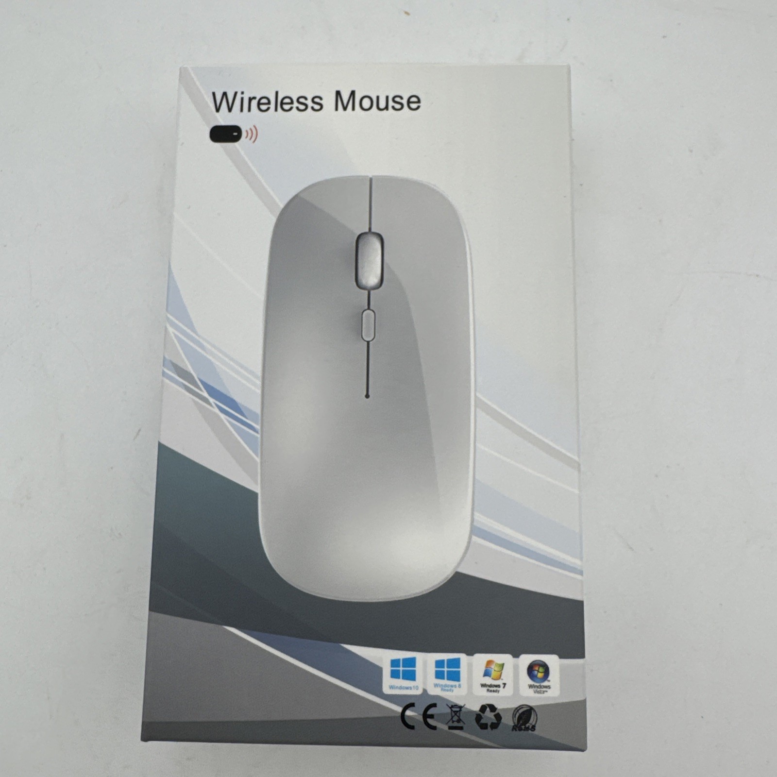 Wireless Mouse Dual-Mode, DM/LT W/USB-C/USB, White NEW
