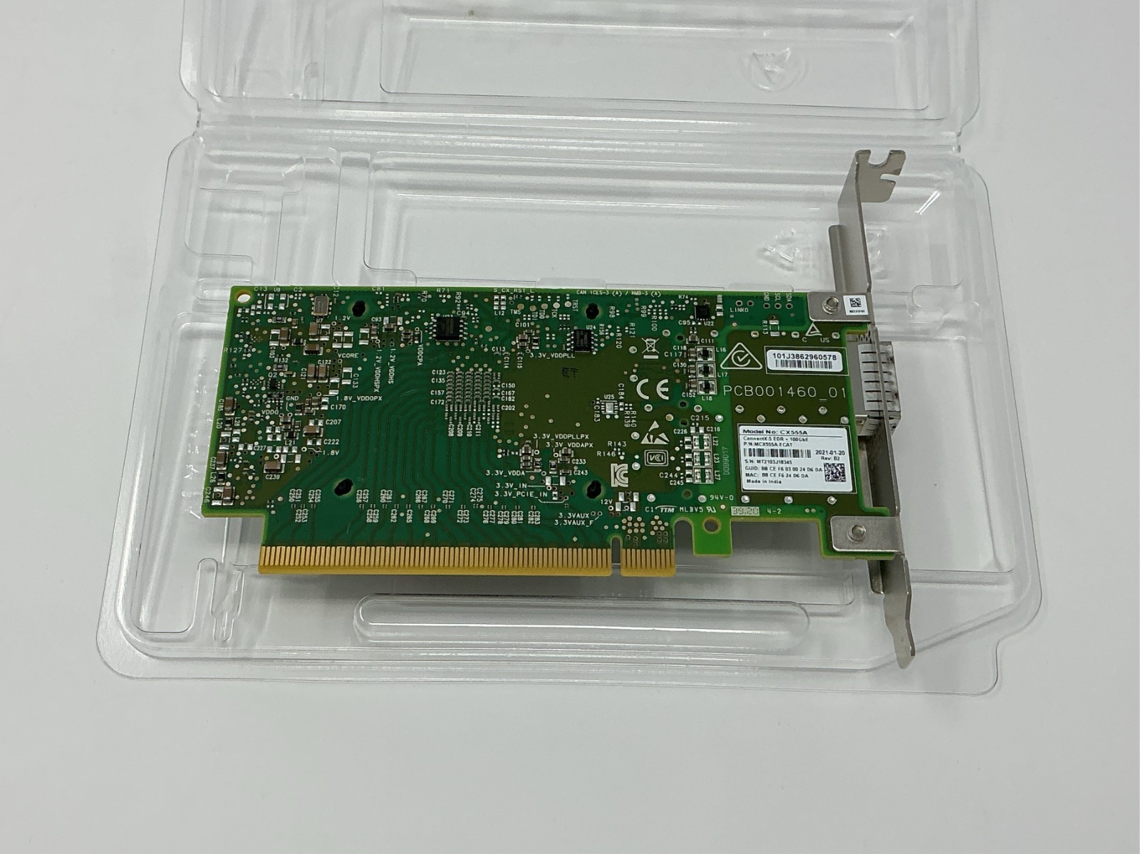 Mellanox MCX555A-ECAT ConnectX-5 CX555A VPI 100GbE Single-Port QSFP28 Adapter