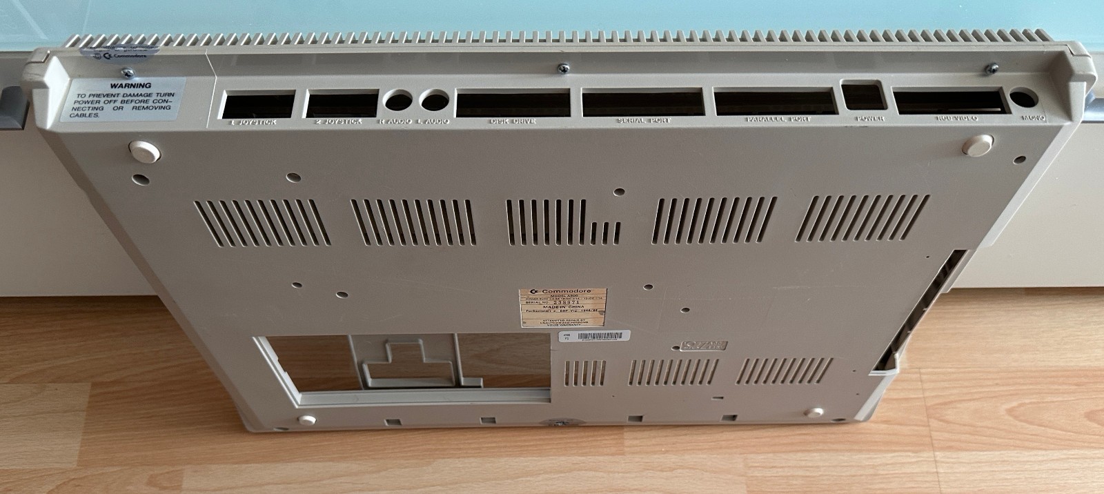 Commodore Amiga 500 Desktop Case S.Nr.: 238971 Made in CHINA #14 26