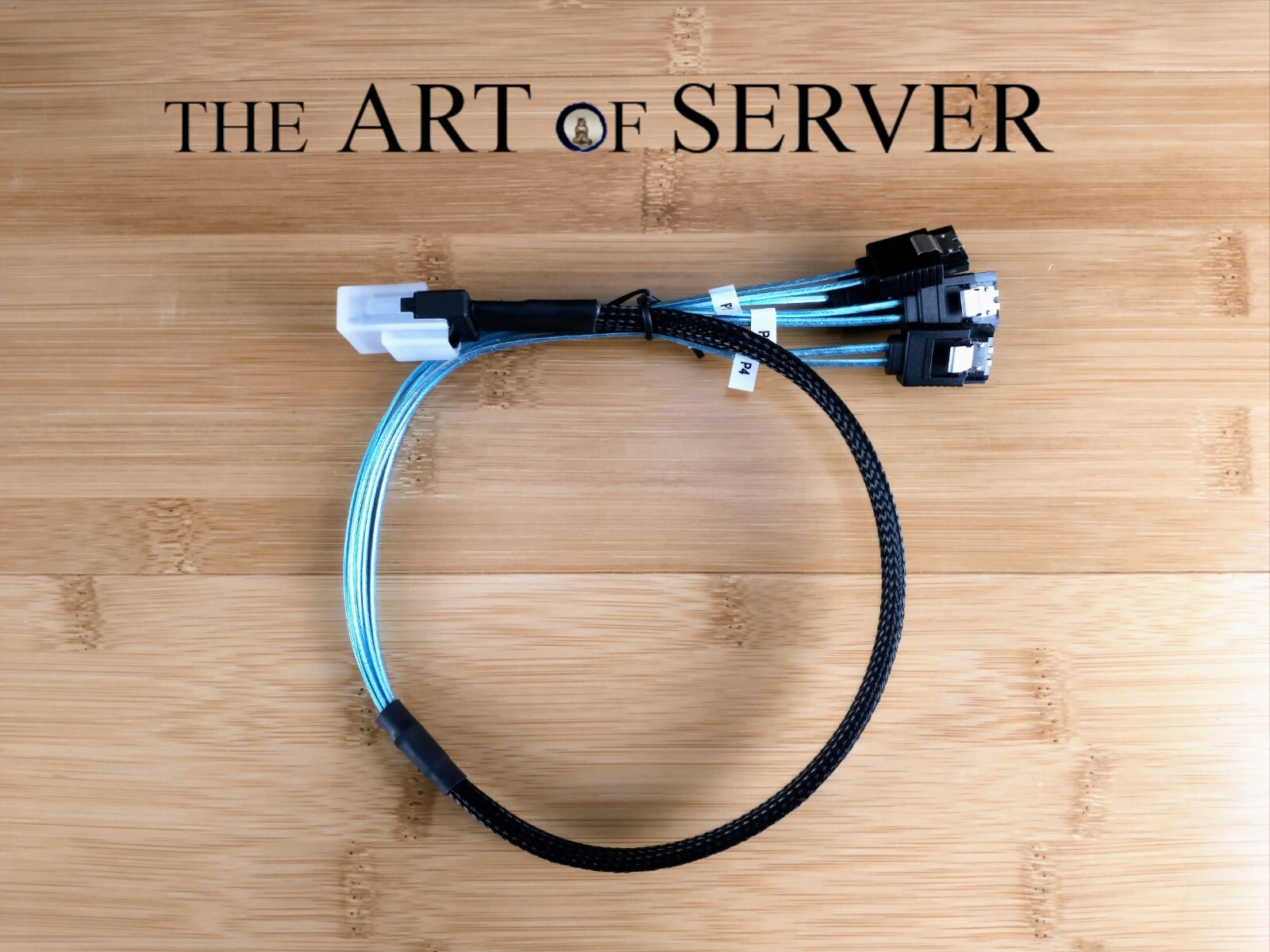 SAS cable CBL-C0024L-01 54cm SFF-8087 to 4x SATA forward breakout no sideband