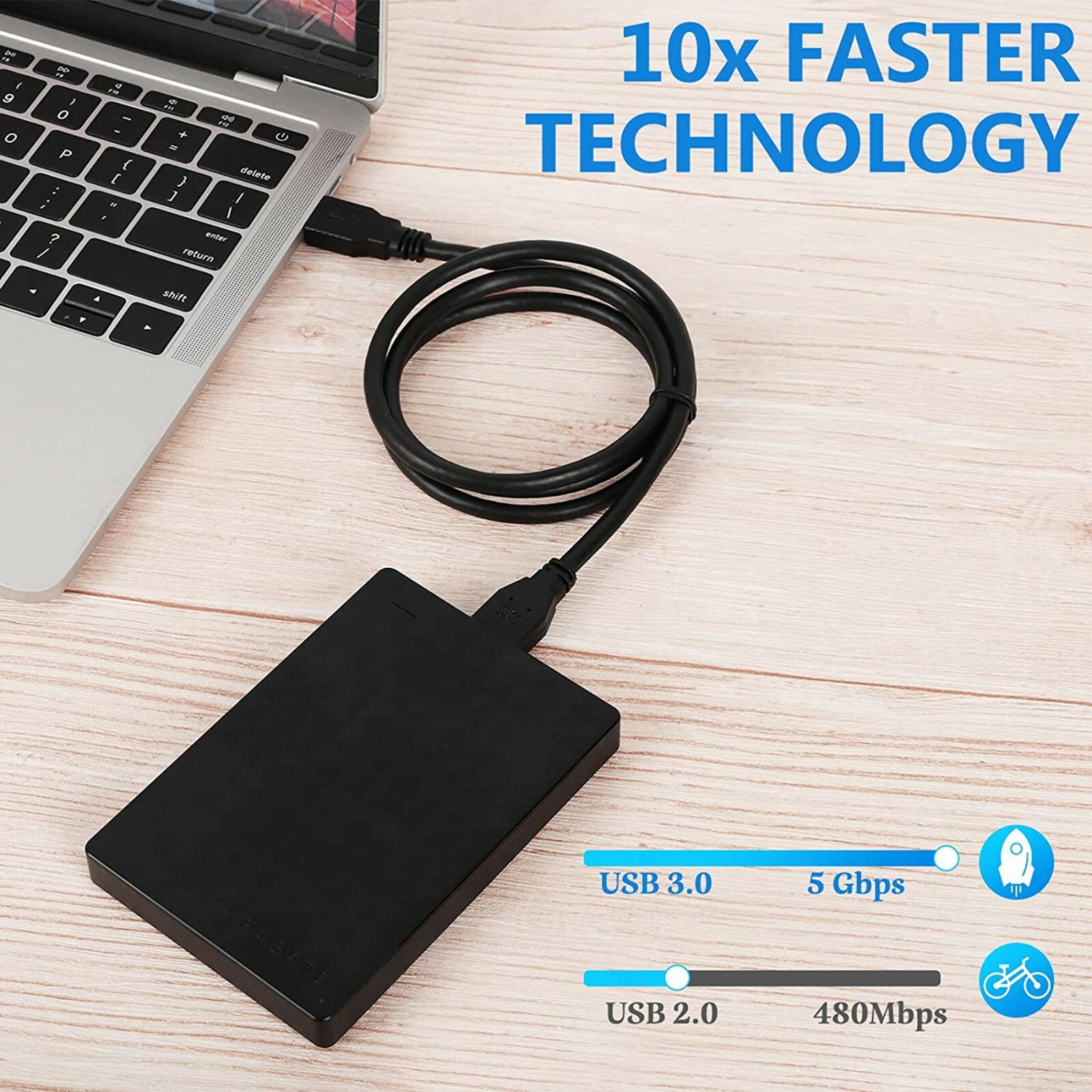 USB 3.0 Cable Cord For Seagate Backup Plus Slim Portable External Hard Drive HDD