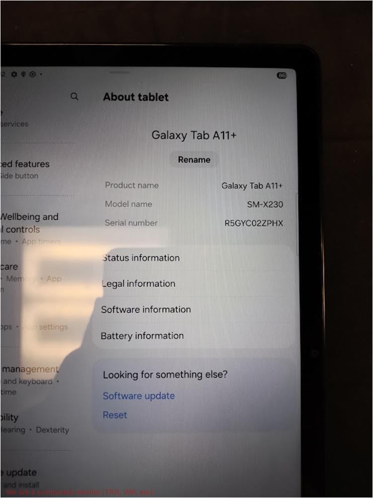 Samsung Galaxy Tab A11+ 11″ Tablet with 128GB Storage – Graphite PRE-OWNED