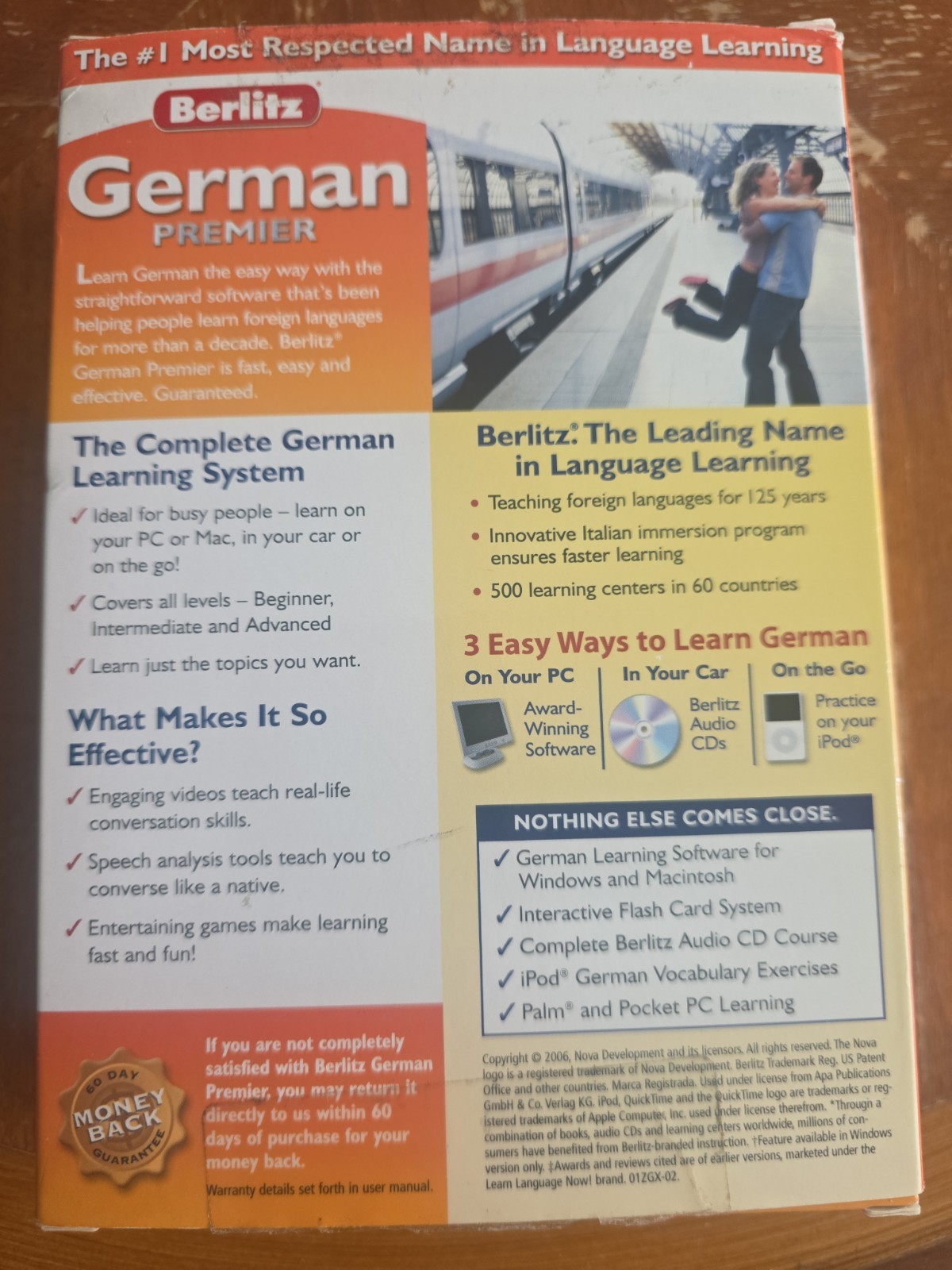Learn It Now German Premier Software Speak In 30 Days Win Mac 3 in disc – read