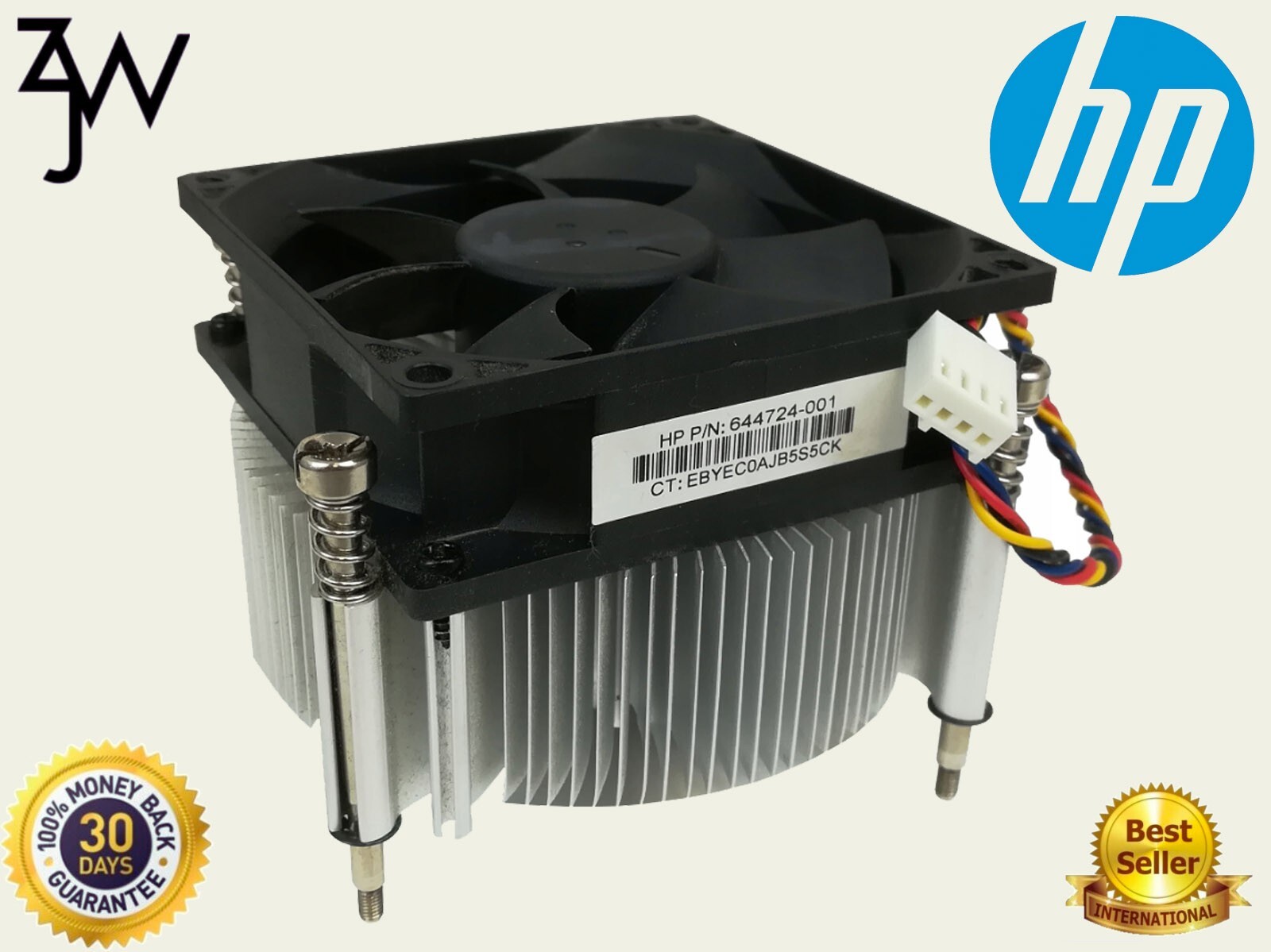 HP Pavilion 644724-001 95W Intel CPU Heatsink Fan Assembly For HP Pavilion Elite