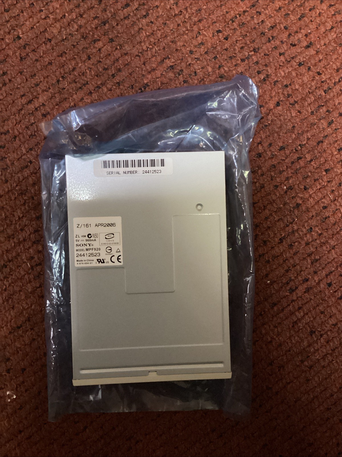 SONY MPF920-1 Internal Floppy 3.5″ Disk Drive