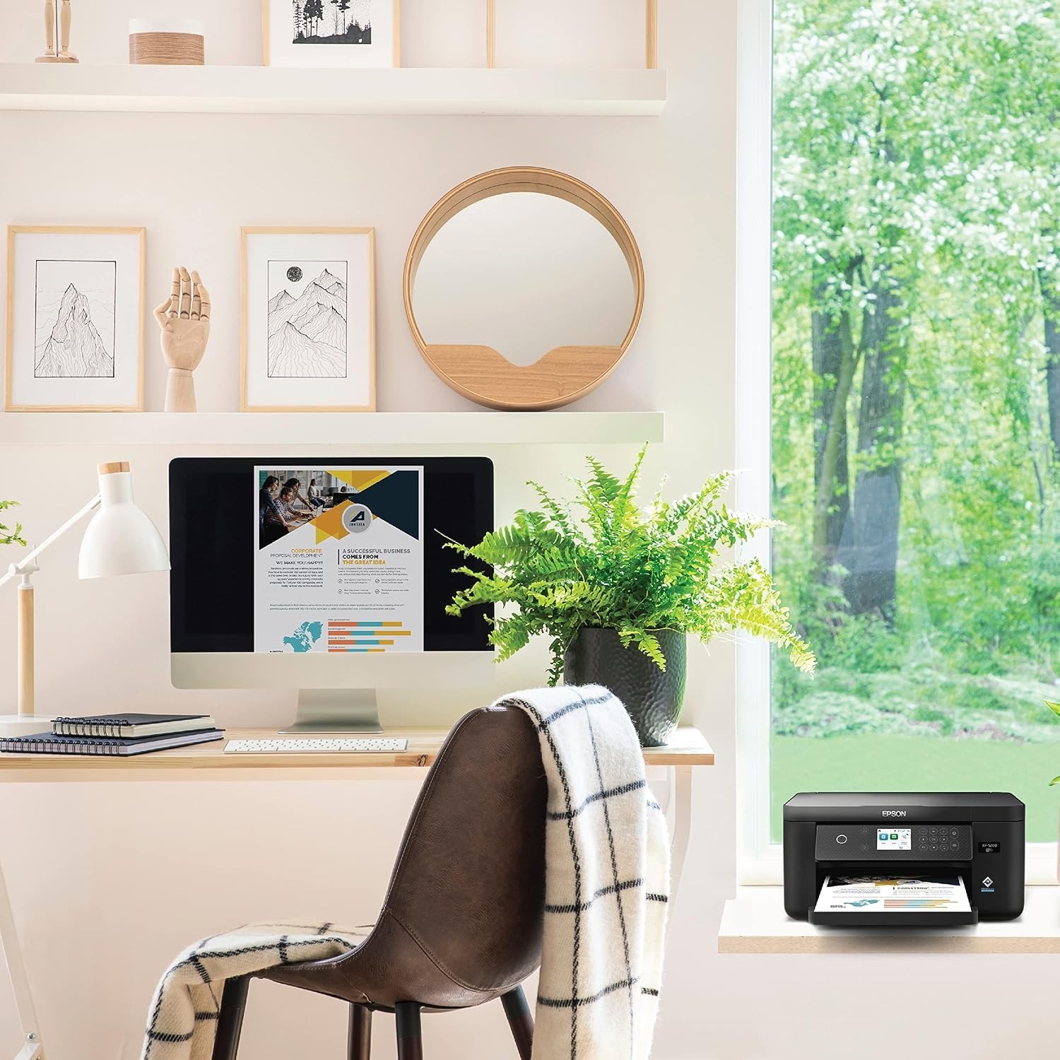 2026 Epson Wireless All In One Mobile Printer/Copy/Scan – Set Ink Included