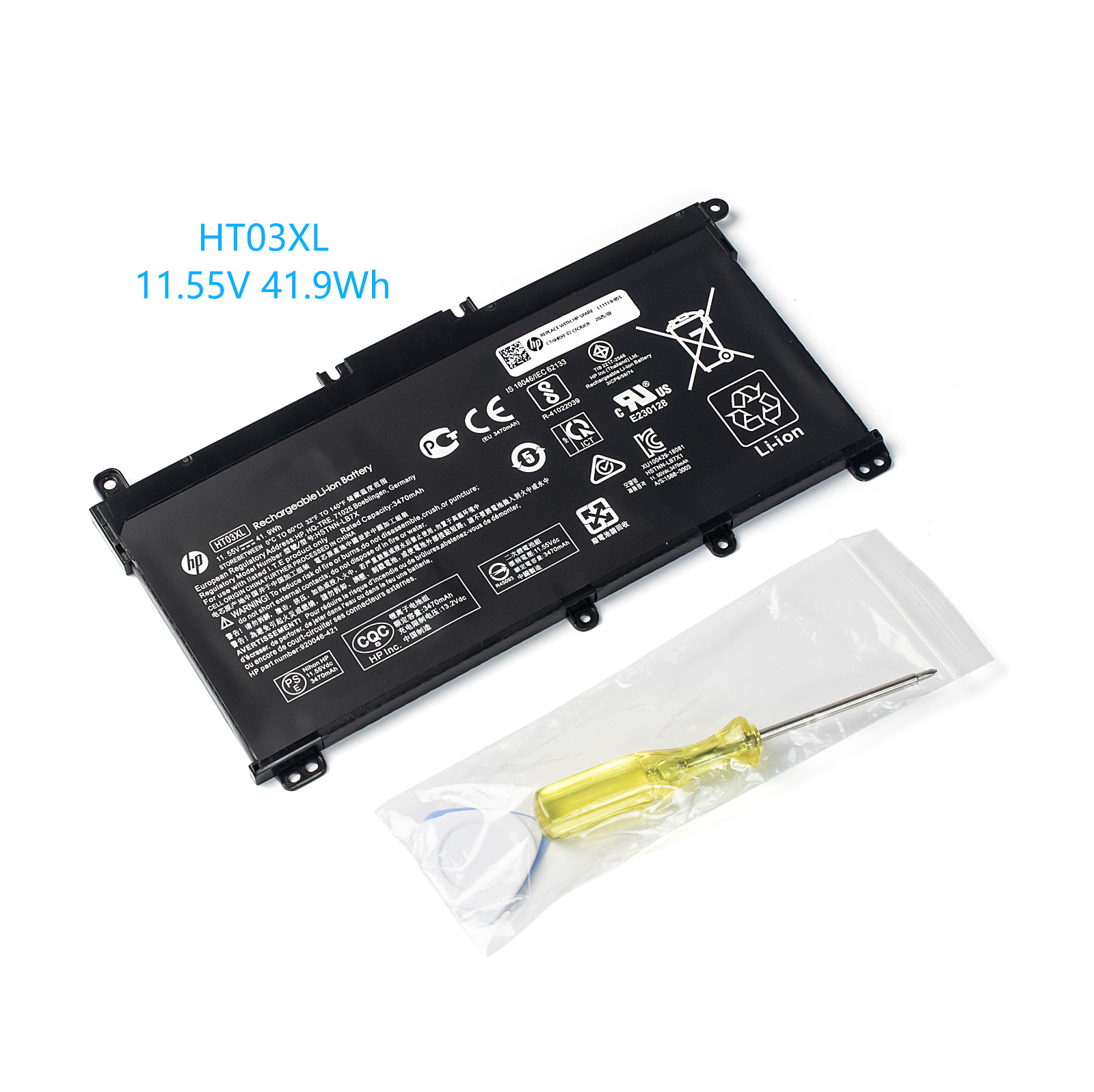 Genuine HT03XL Battery for HP Pavilion L11421-2C2 L11119-855 15-CS 15-DA New OEM