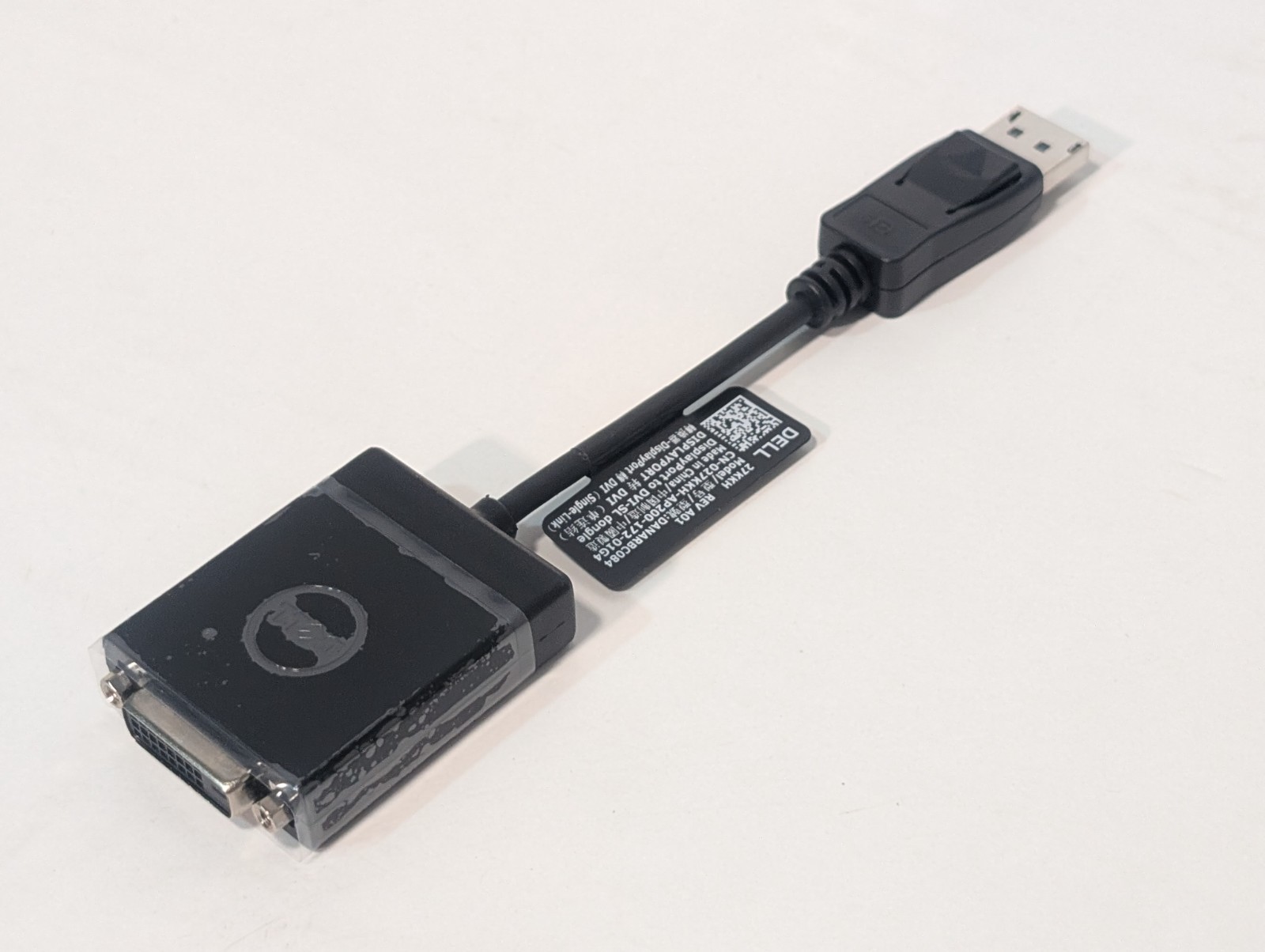 Lot of 4 Dell Adapter  Converter Dongles, (Qty 2) 857GH and (Qty 2) 027KKH