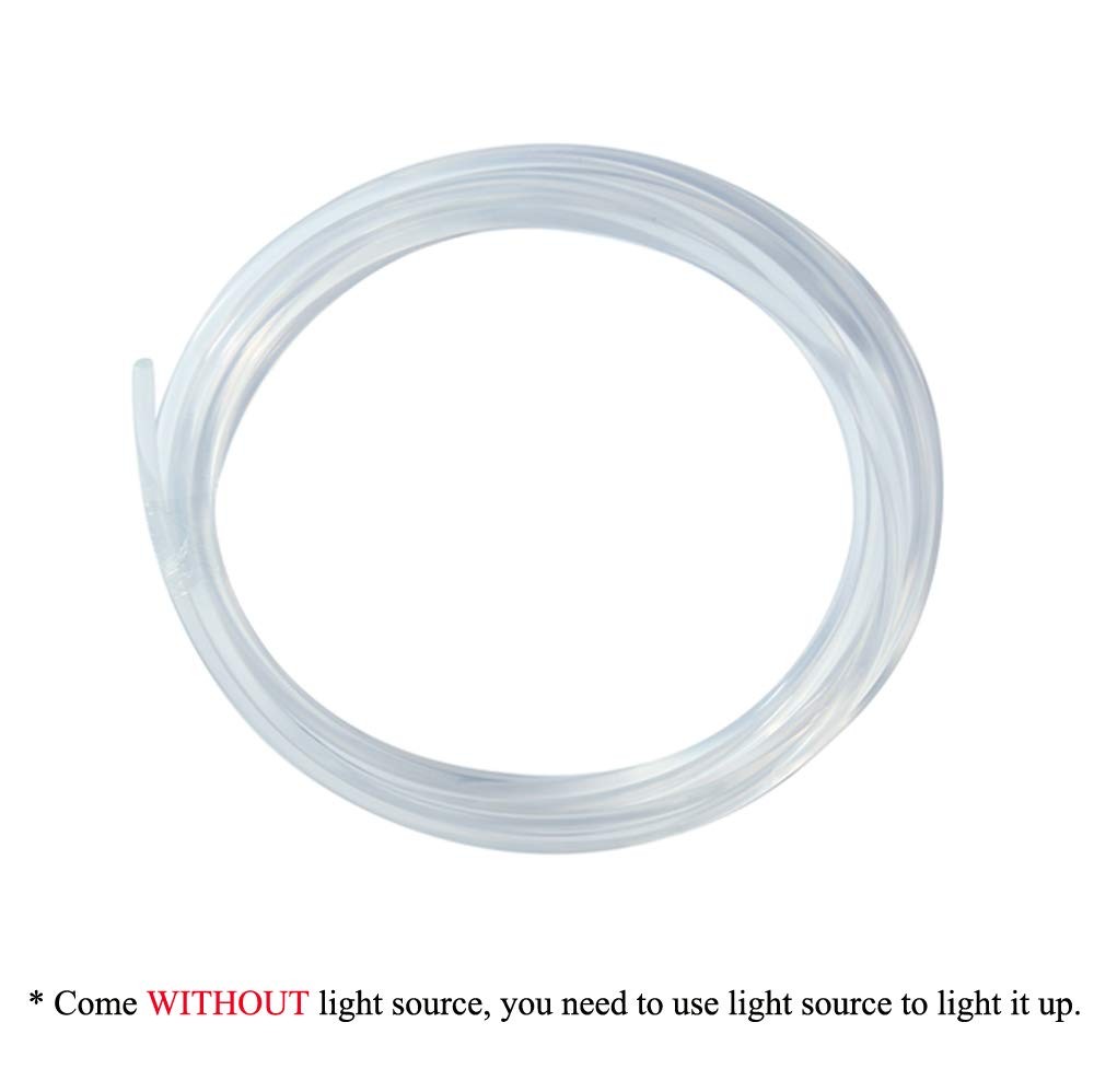 5mm*5m PMMA Plastic Side Glow Cable for Car Home Use Fiber Optic Light