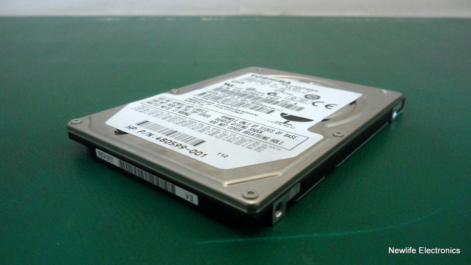 HP 577972-001 160GB 7,200 RPM 0.5 in. SATA HDD 480599-001 MK1652GSX