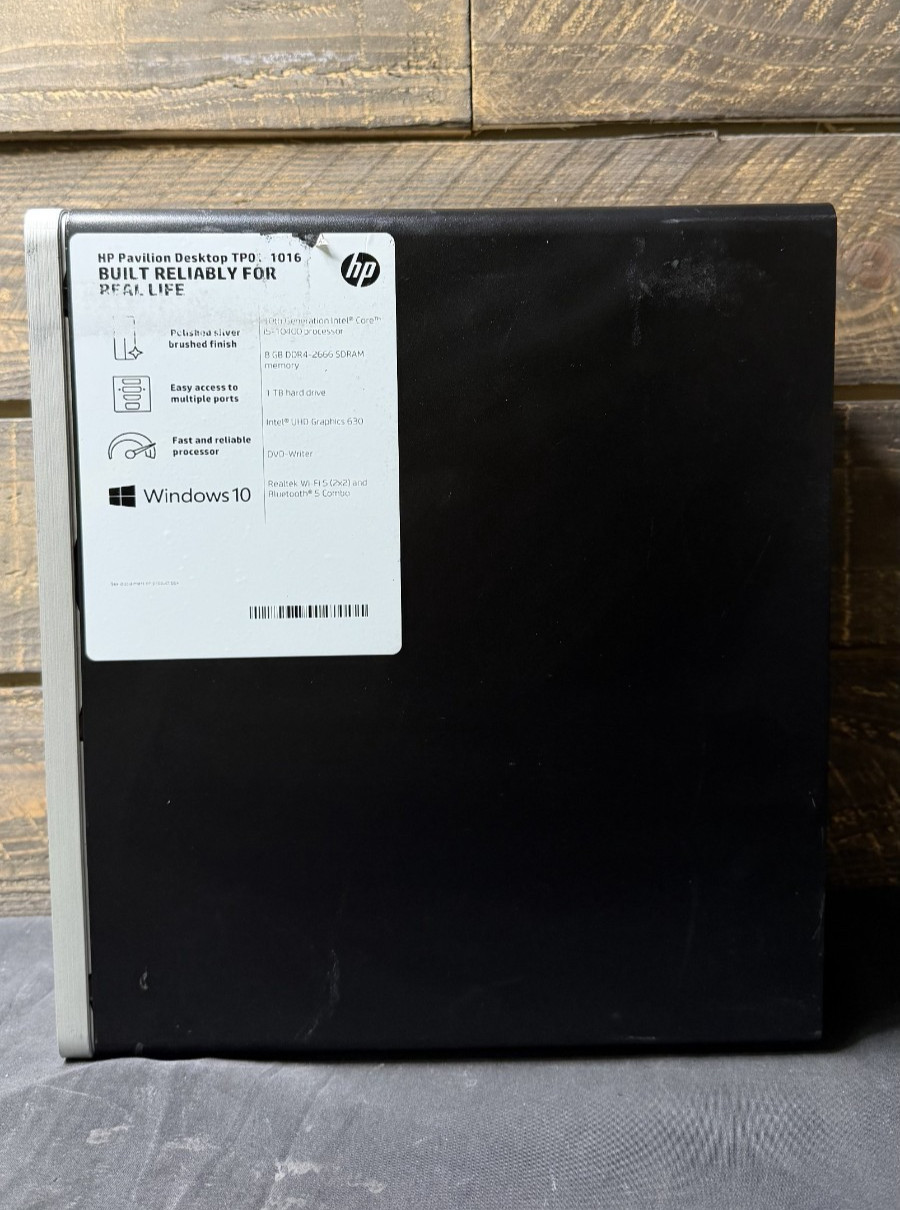 HP Pavilion TP01-1016 i5-10400 2.90GHz 8GB RAM 1TB HDD Intel UHD Graphics 630