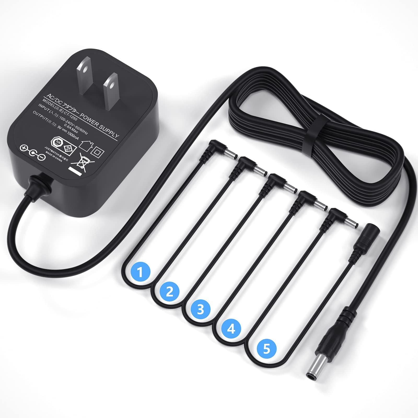 Replacement for 9V Guitar Pedal Power Supply 9 Volt Guitar…