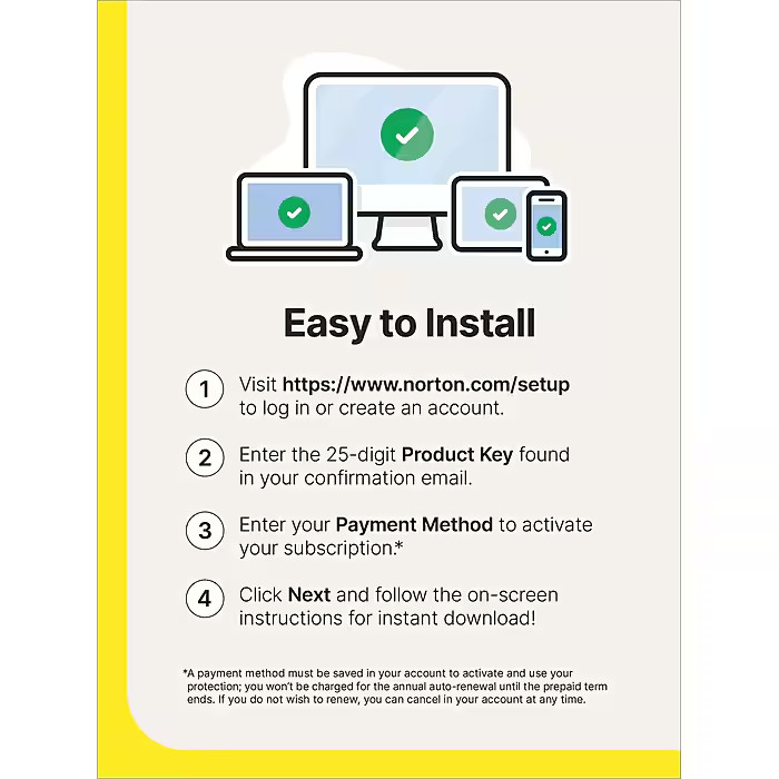 NORTON 360 DELUXE 2023 ANTIVIRUS INTERNET SECURITY 5 DEVICES 1 YEAR PREPAID VPN