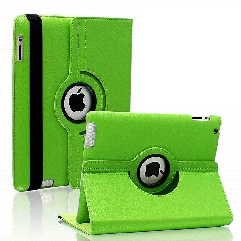 360 Rotating Leather Folio Case Cover Stand For iPad 234 Mini 2 3 4 Air 1 2 Pro