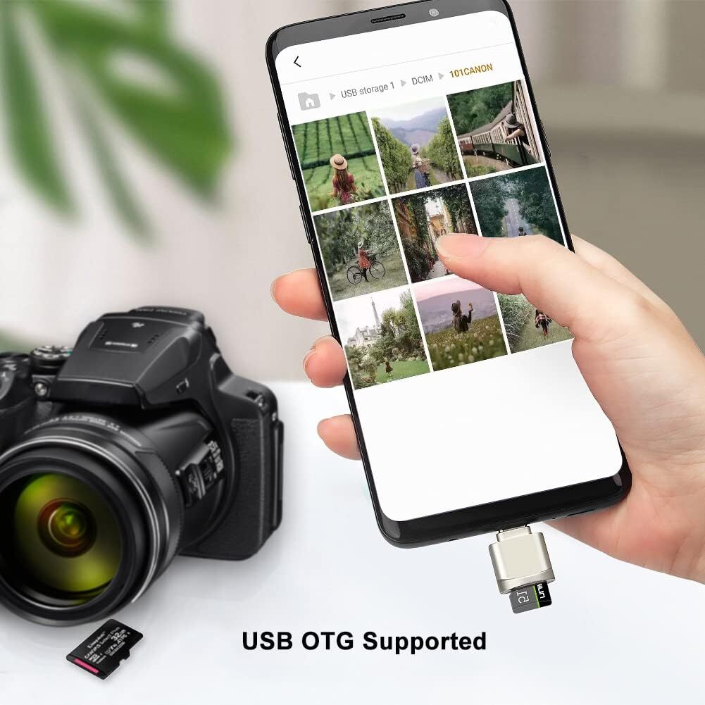 TypeC To Micro SD TF Card Reader OTG USB Adapter Converter For Phone Lot