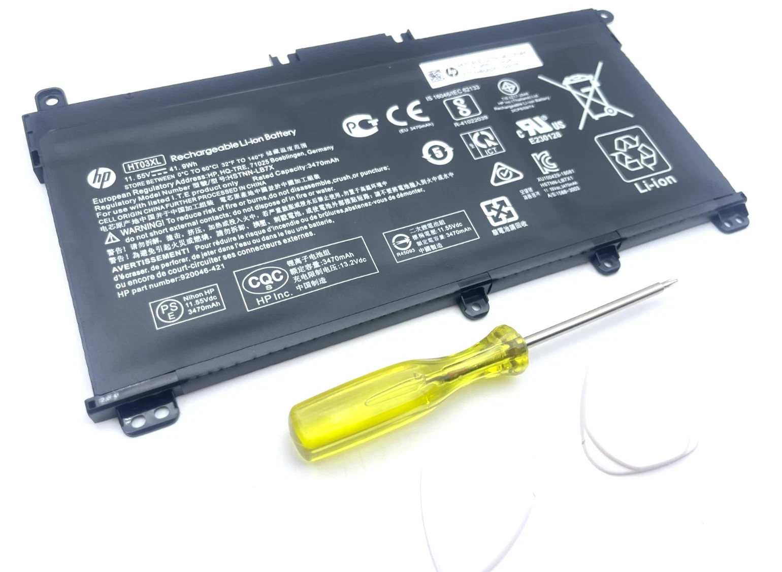 NEW OEM 41.9Wh HT03XL HT03041XL Battery for HP Pavilion 14 15 17 240 245 G7 US