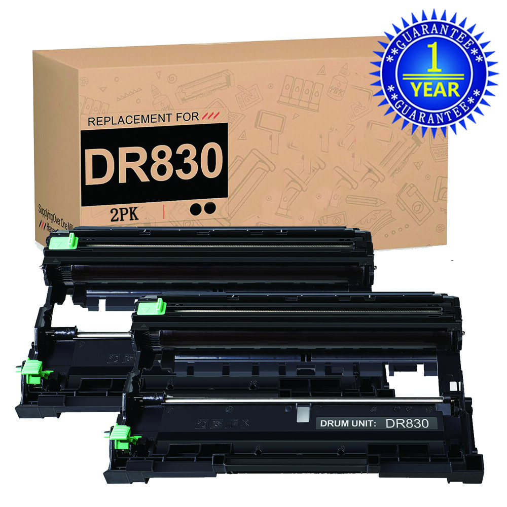 2PK DR830 DR-830 Drum Unit Compatible Brother DCP-L2640DW HL-L2400D HL-L2405W