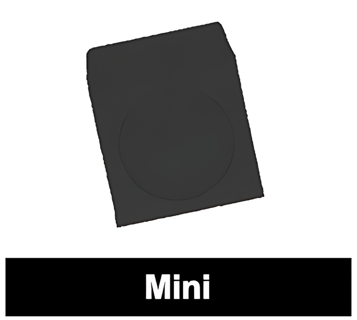Black 3″ Mini Paper CD Sleeves with Window & Flap Lot