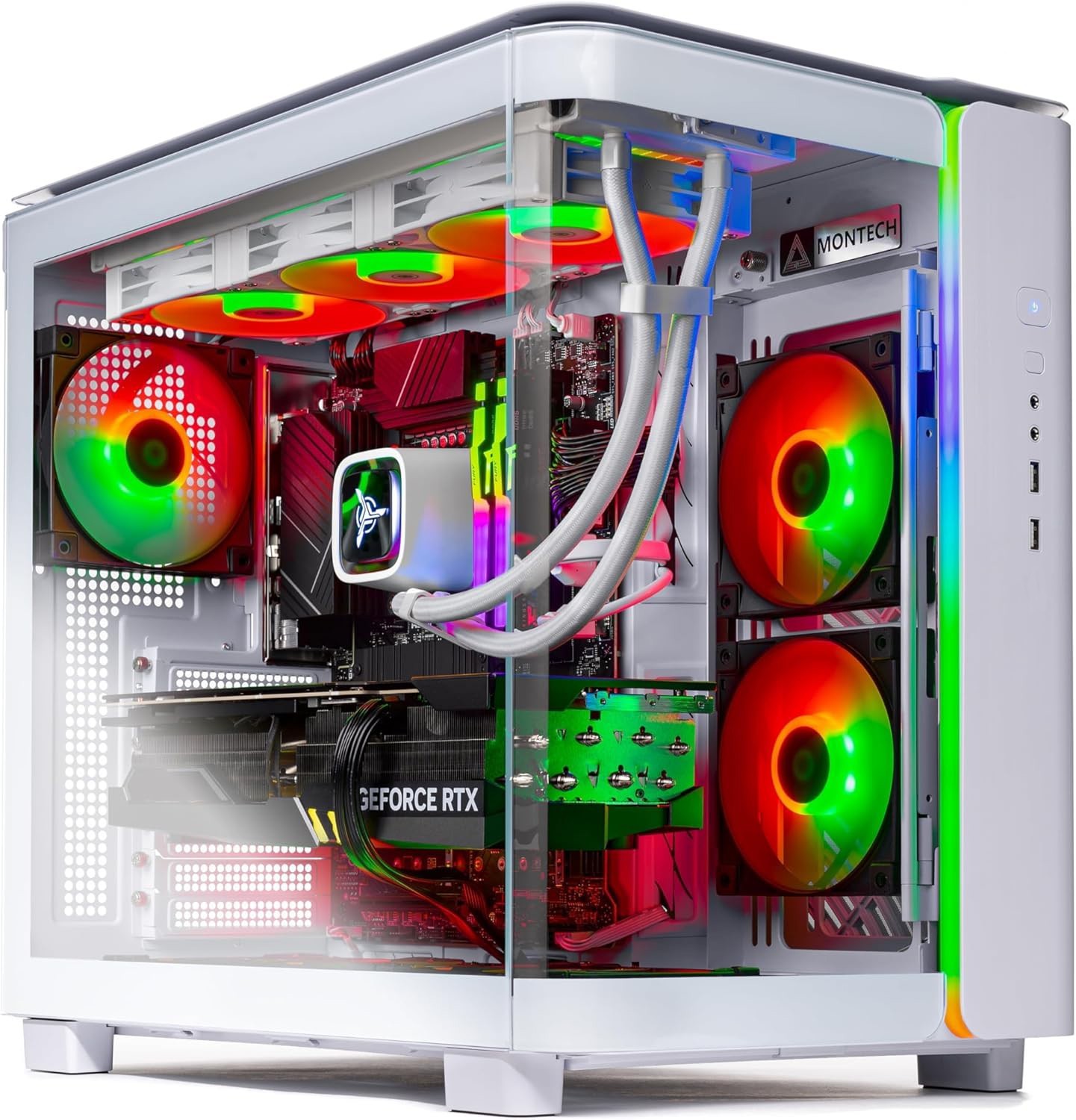 Skytech ARGB Gaming Desktop i7 Compute PC 16GB RAM 512GB SSD GTX 1650 Win11 Wifi