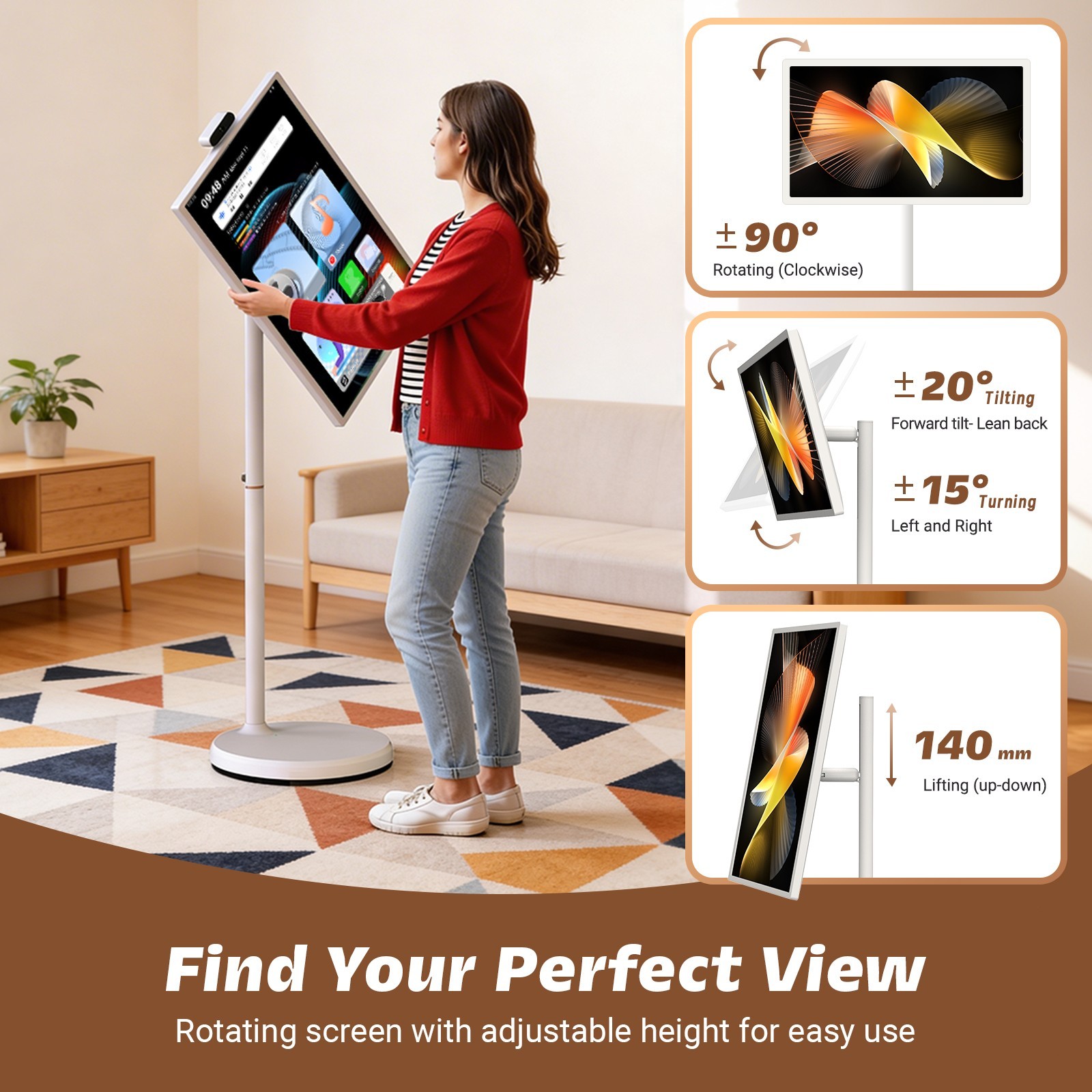 ApoloSign 32″ UHD 4K Smart Portable TV Touch Screen Monitor (Factory Restored)
