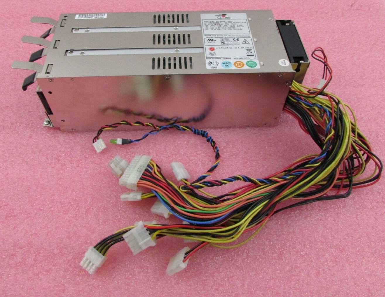 EMACS Zippy R3G-6650P 3U Case w/3x 350w GIN-6350P Hot Swap PSU ~Modified Cables