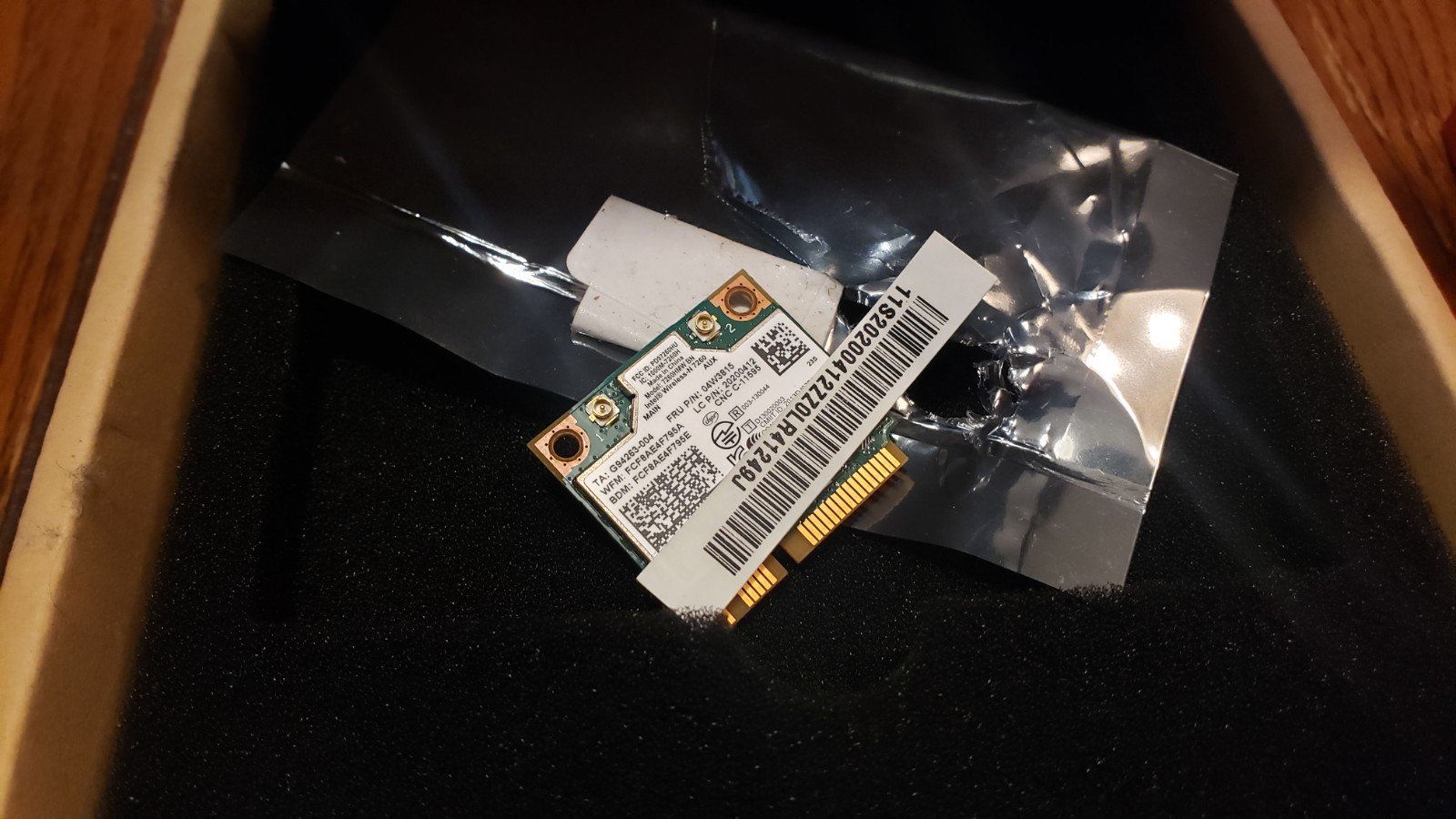 Intel 7260HMW PCI-E Card Dual band wireless-AC 7260 867Mbps 802.11ac Wifi BT 4.0