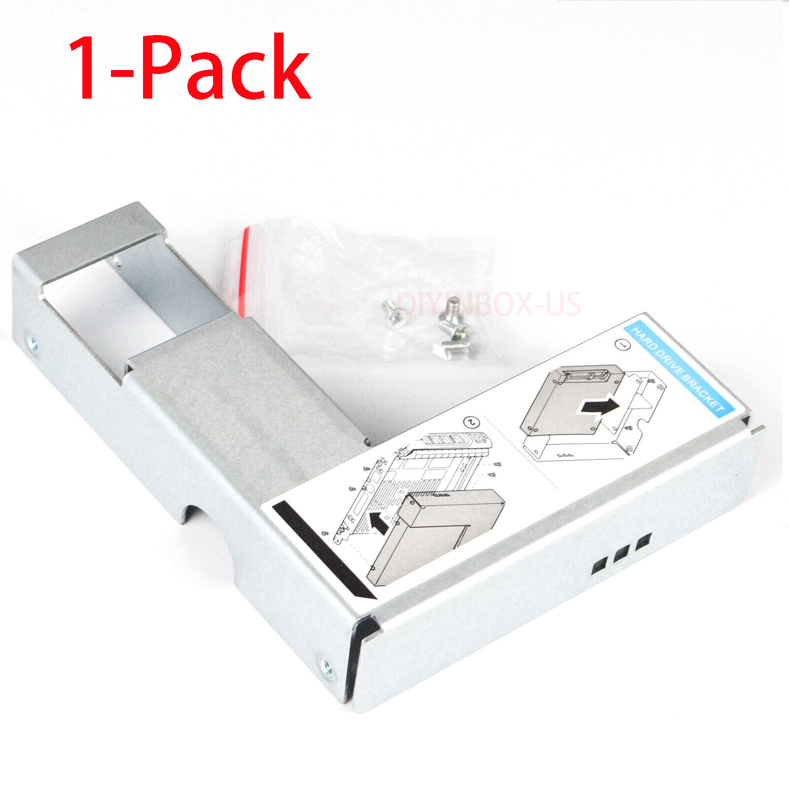 9W8C4 3.5″ to 2.5″ HDD SSD SAS SATA Adapter 4 Dell R710 R730XD T630 F238F KG1CH