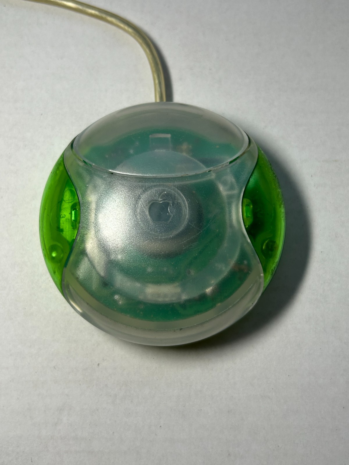 Apple USB Mouse for Clear Lime Green iMac Power Mac G3 G4 G5 Hockeypuck M4848