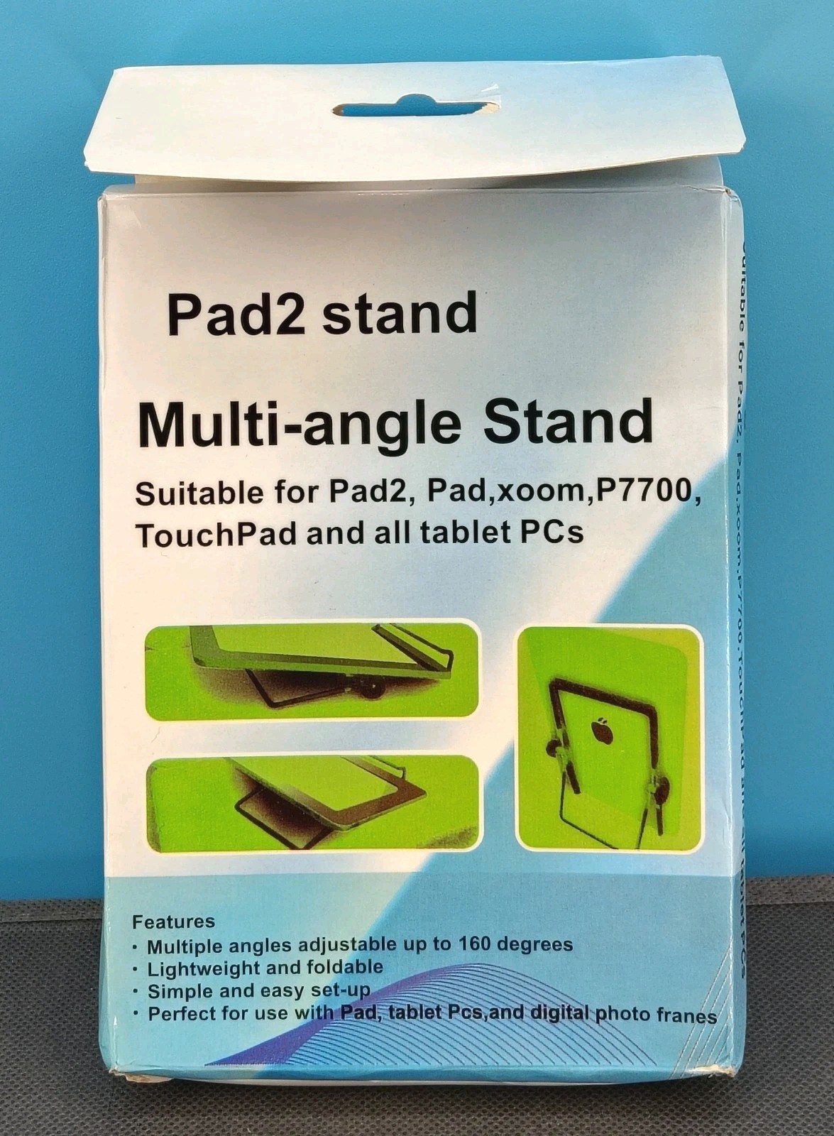 Unbranded 2pc Multi-Angle Tablet Stand Holder for Pad2 and Universal Tablet PC