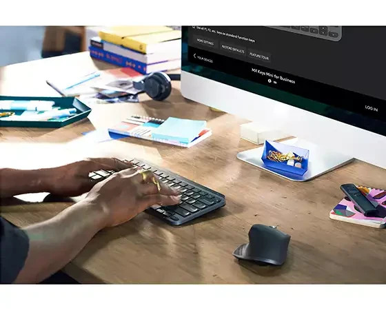 Logitech MX Keys Mini Wireless Keyboard, Backlit, Rechargeable – Graphite Global