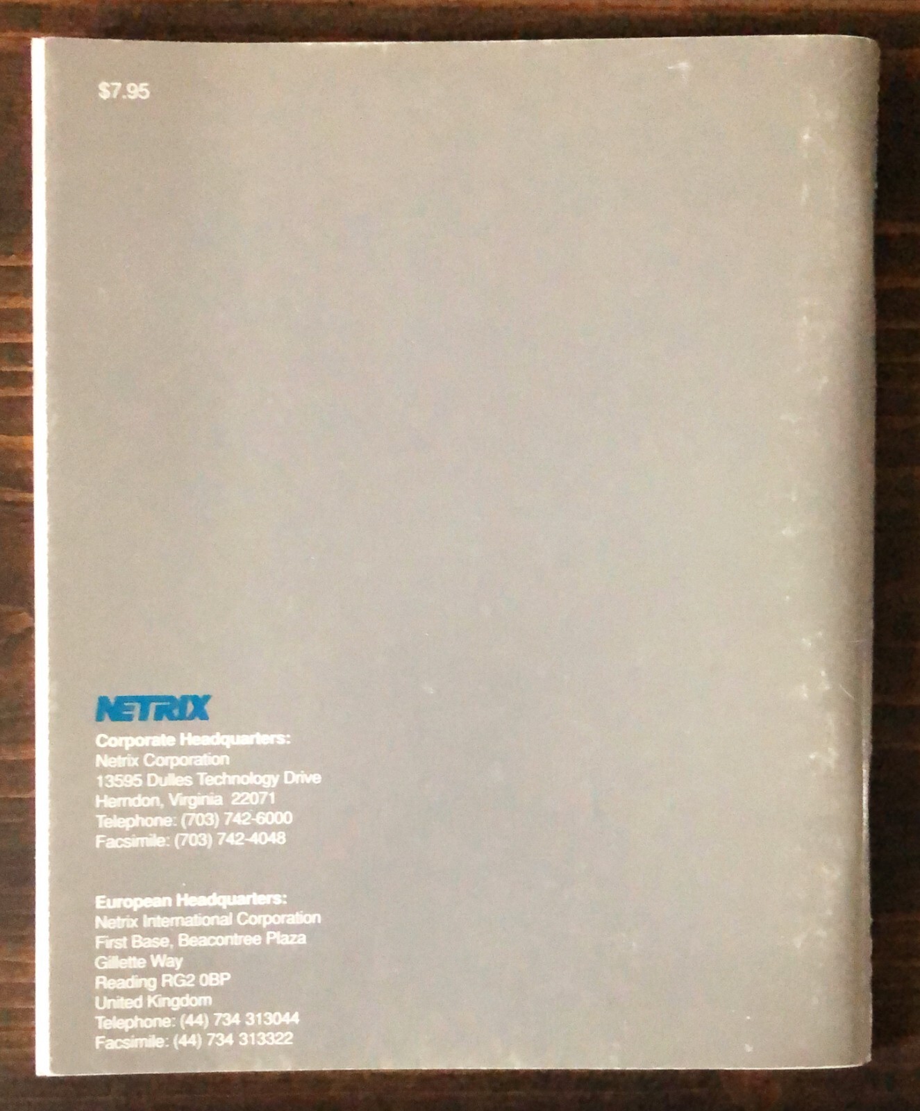 Netrix Corp – Buyer’s Guide To Frame Relay Networking (1991)