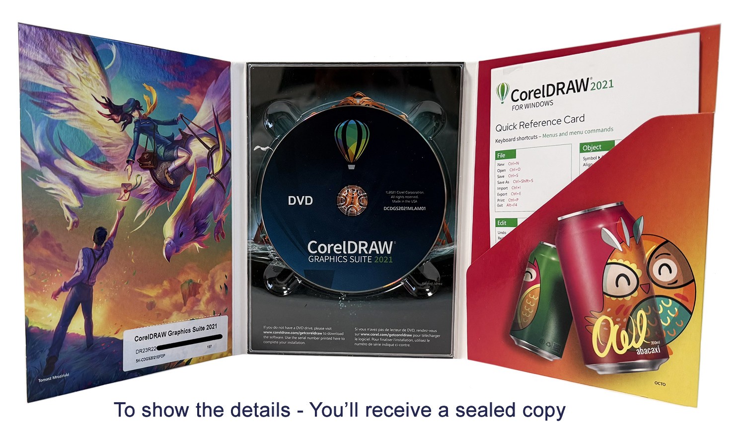 CorelDRAW Graphics Suite 2021 – Perpetual Commercial, Retail Box CDGS2021EFD
