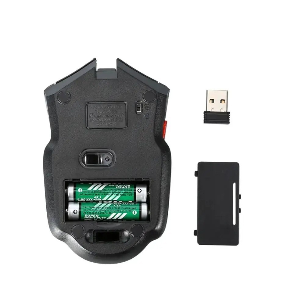 2.4GHz Wireless Optical Mouse &USB Receiver Adjustable DPI for PC Laptop Desktop
