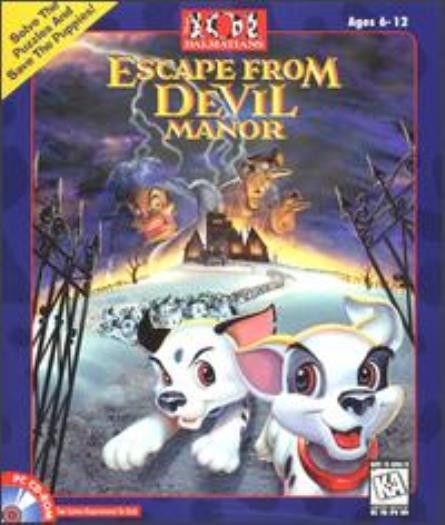 Disney’s 101 Dalmatians Escape From DeVil Manor PC CD rescue movie dogs game!
