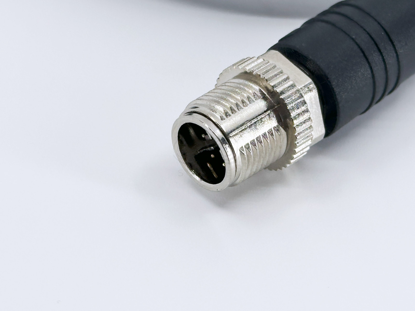 6ft | 3.3ft CAT6A S/FTP 10Gb Ethernet Patch Cable RJ45 Male to M12 X-Code 8-Pin