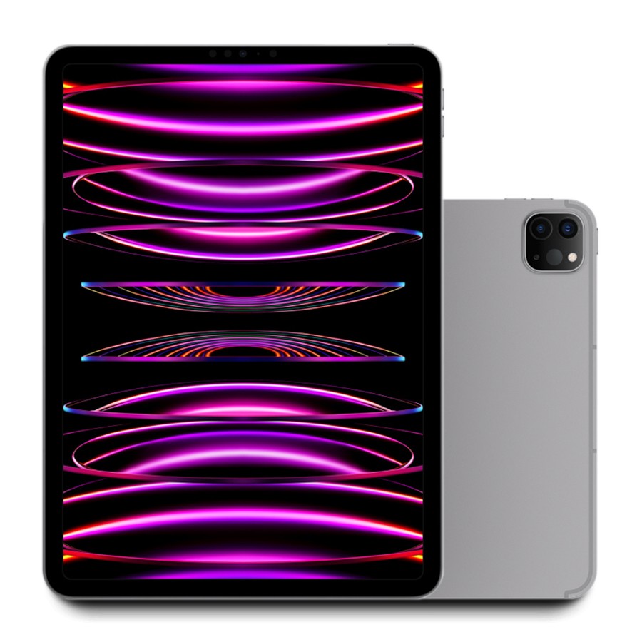2022 Apple iPad Pro 6 128GB Cellular 90%+ Battery 12.9″ (Gray) A2764 w/Warranty