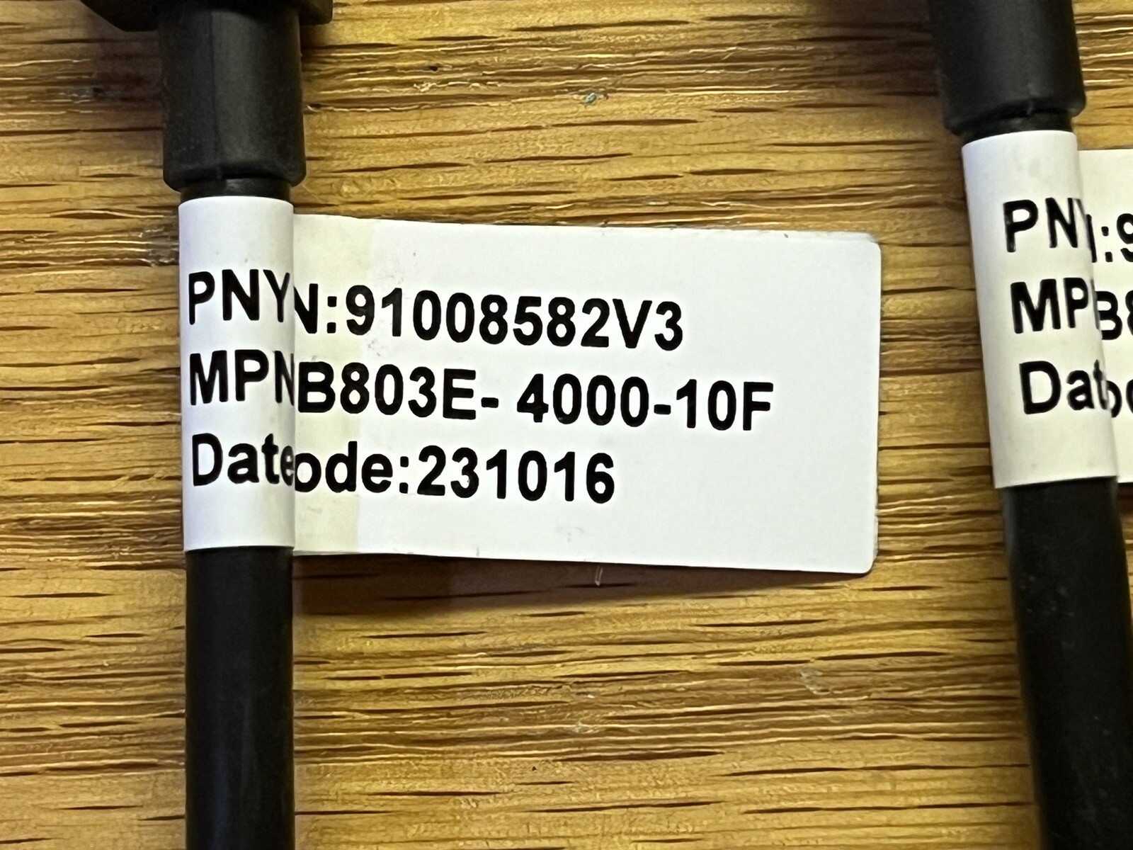 Lot of (4) PNY Mini DisplayPort Male to DisplayPort Female Adapter 91008582V3