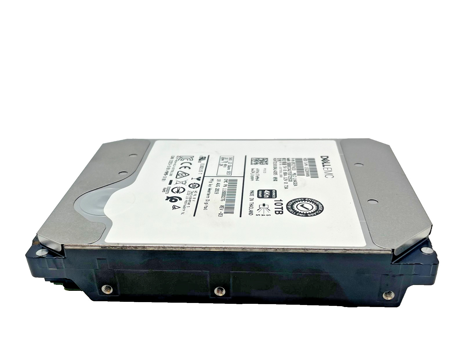 Dell EMC WD-HITACHI H5H72101CLAR10T0 10TB 7.2K SAS 12Gb/s SED 3.5in A POH 0-50k