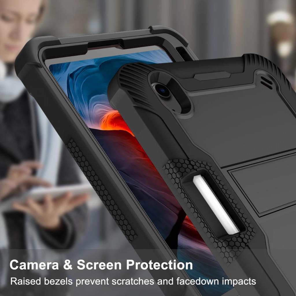 iPad Mini 7 Case 7th Gen 6th Gen Shockproof Heavy Duty Armor Rubber Case Cover