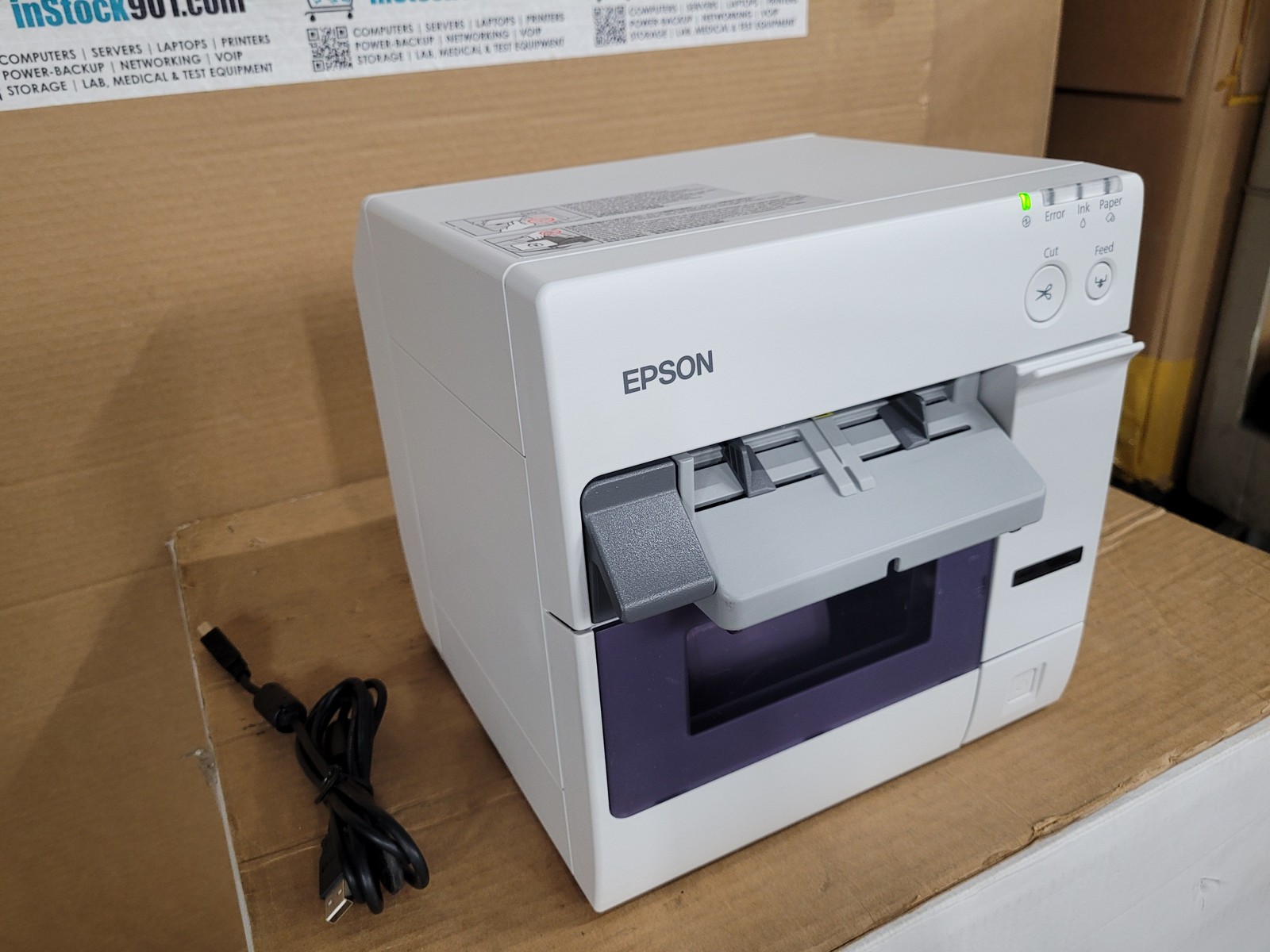 Epson ColorWorks TM-C3400 Color printer Working Excellent Fully Tested No Ink