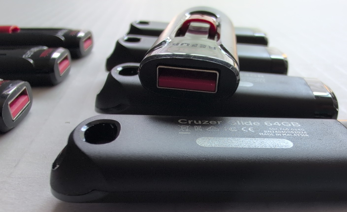 Lot of 10 SanDisk 64GB Cruzer Glide USB Flash Drive SDCZ60-064G
