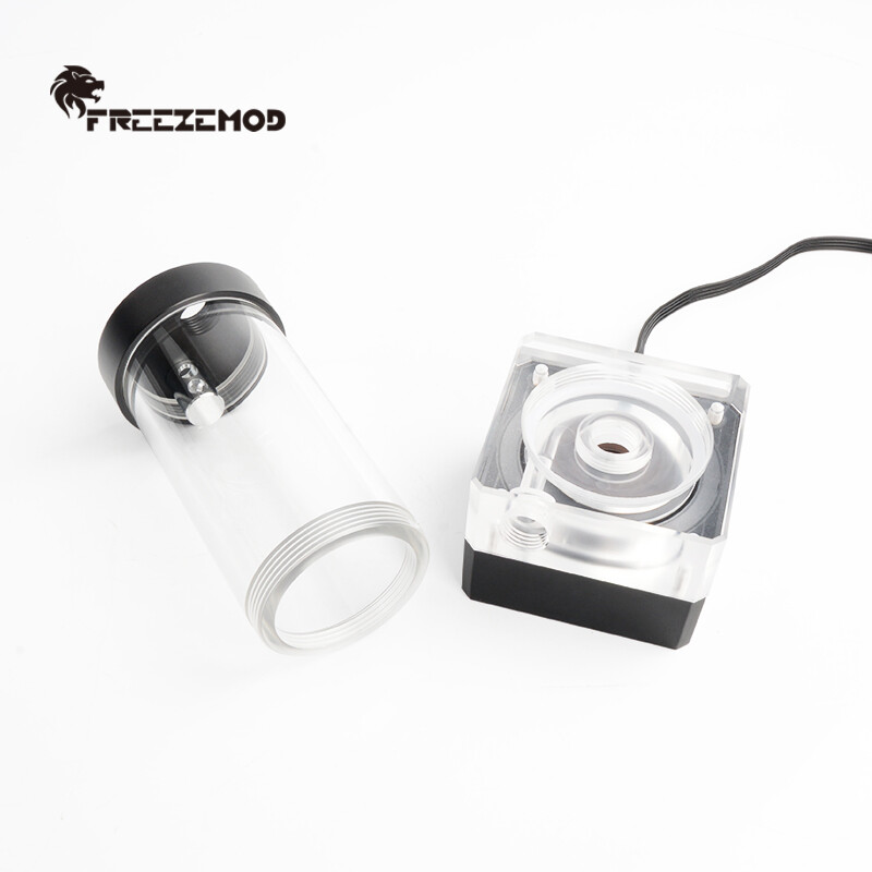 FreezeMod 100mm 150mm 200mm Reservoir with Pump 550L/H G1/4″ for Water Cooling