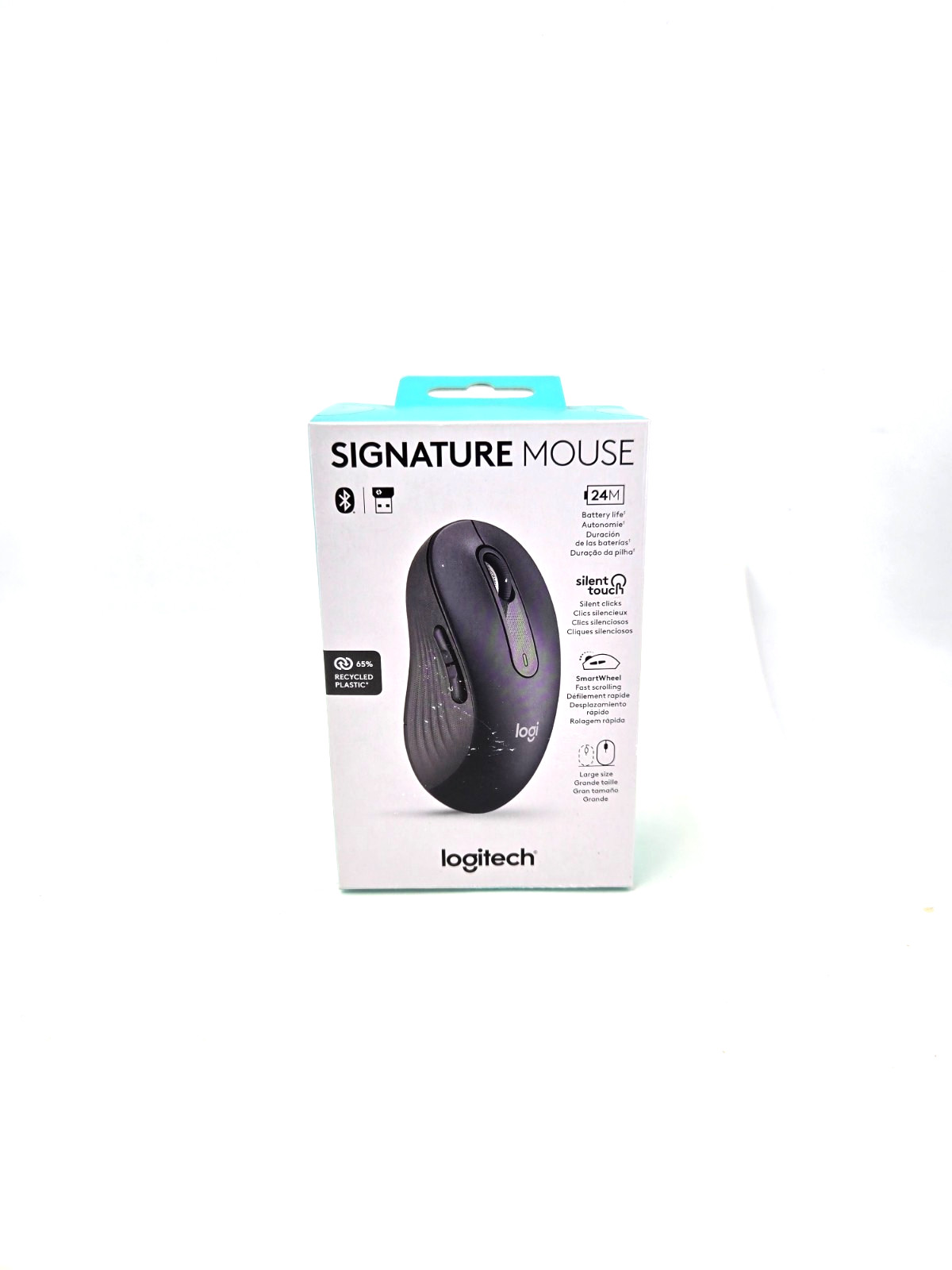 Logitech Signature M650L Full Size Wireless Scroll Mouse Silent Click Unifying