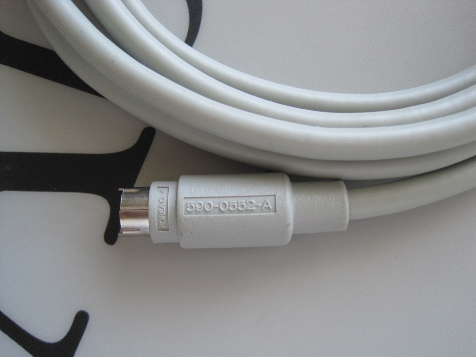 miniDIN 8 Serial Cable | ~ 7 Ft | Genuine Apple | APN 590-0552-A