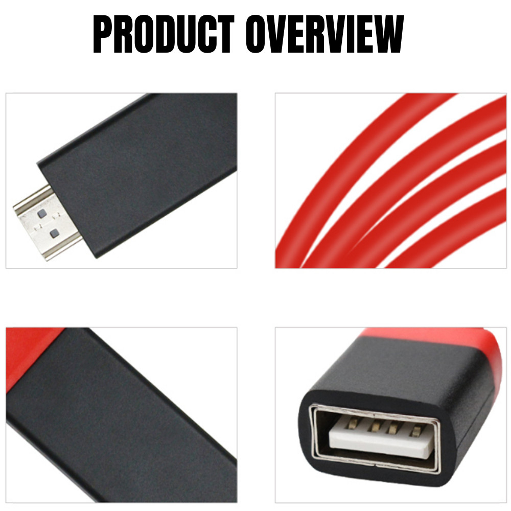 1080P Universal HDMI Cable Phone to TV HDTV AV Adapter For iPhone Android Type C