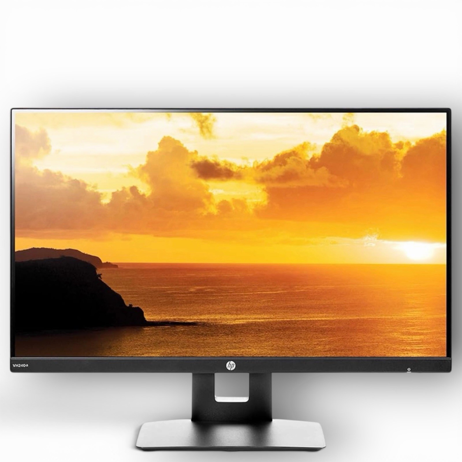 HP VH240a 23.8” FHD IPS Monitor HDMI VGA Built-In Speakers New Sealed
