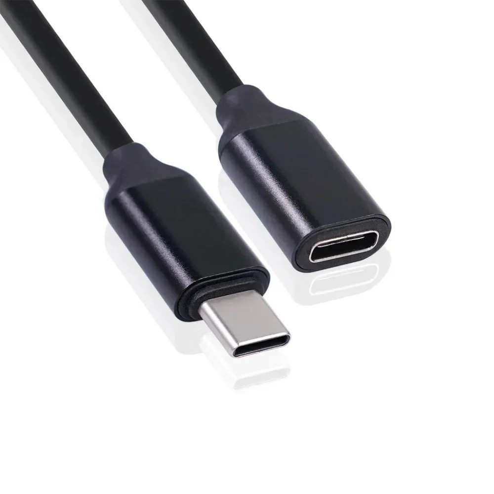USB C Data Cables 60W Type-c Extension Cord Type-c Male To Female 3A Extension