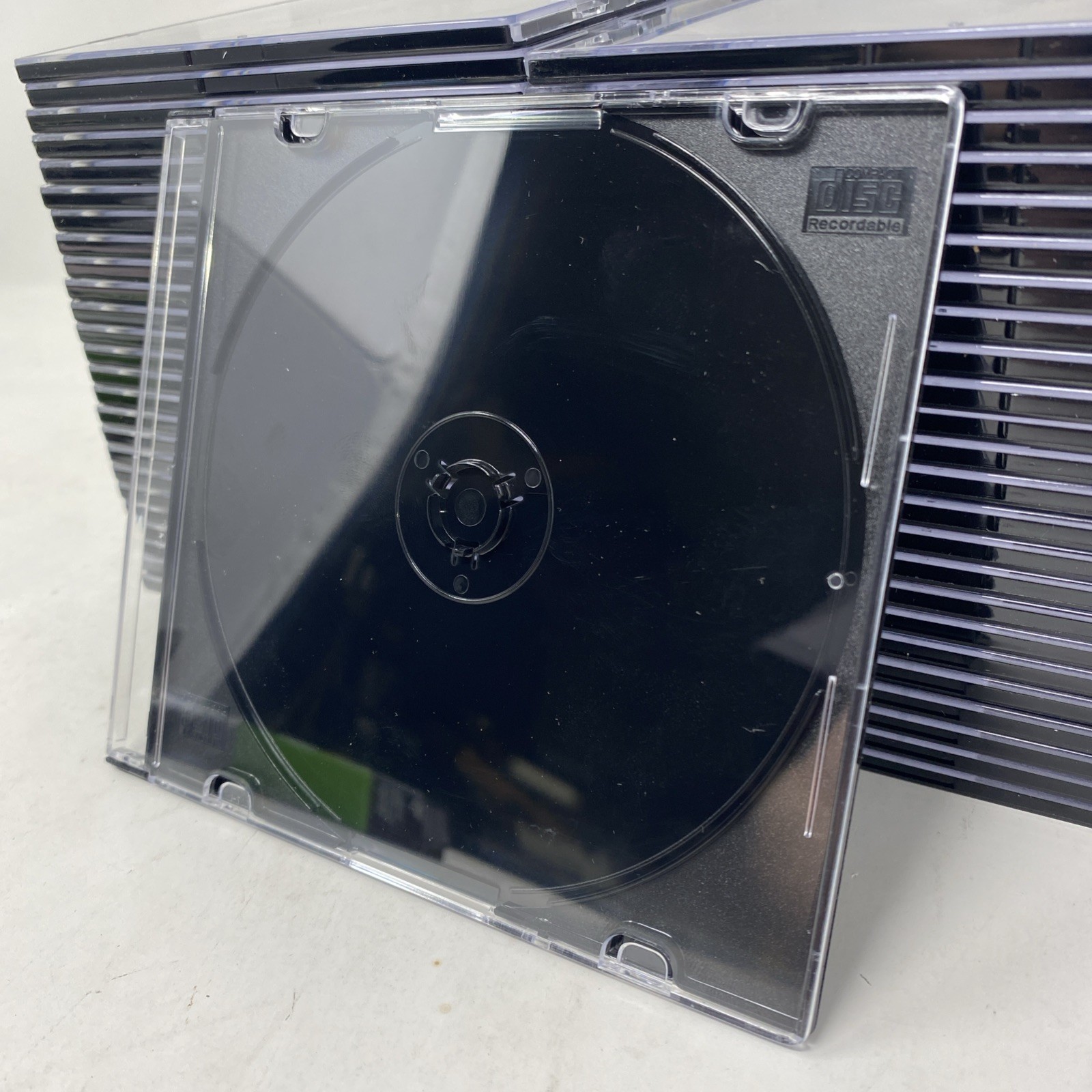 Lot Of 50 ULINE Black CD Jewel Case Standard Slimline Bulk Unused 7767