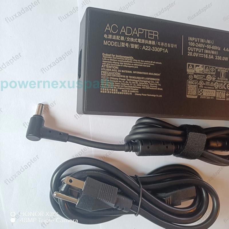 ASUS 330W 20V 16.5A AC Adapter Charger ROG Zephyrus Duo 16 (2023) GX650PY/Z/V/I