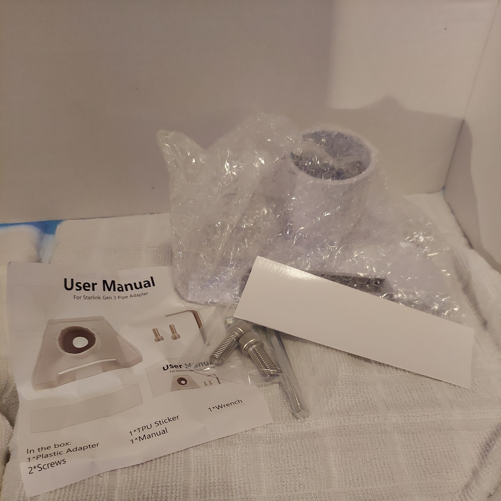 Starlink Mount Gen 3 Adapter – Starlink Gen 3 Pipe Adapter – See Pictures